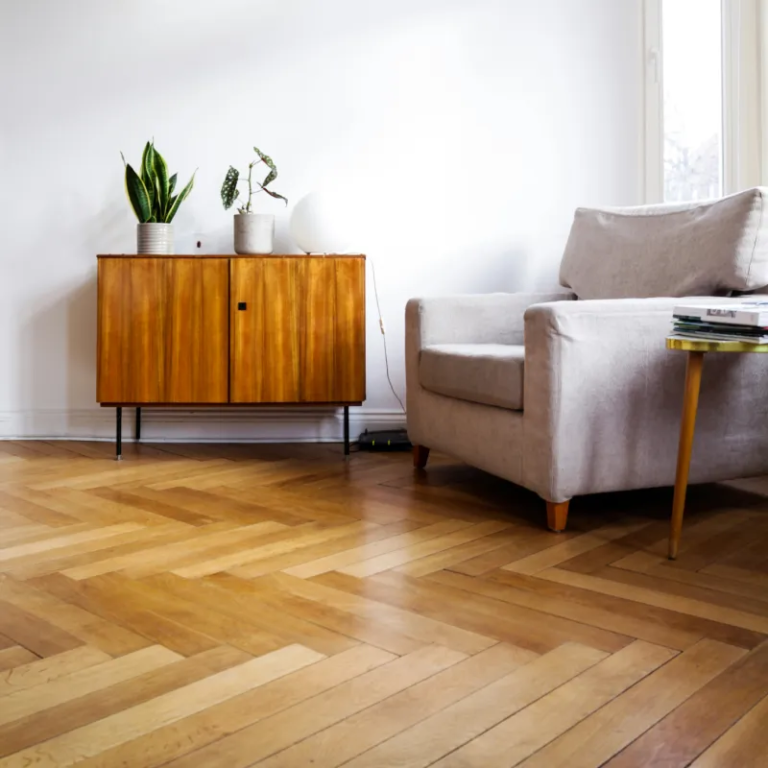 Hardwood flooring room scene